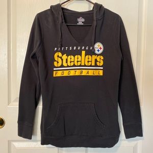 Officially licensed NFL Steelers V Neck Hoodie